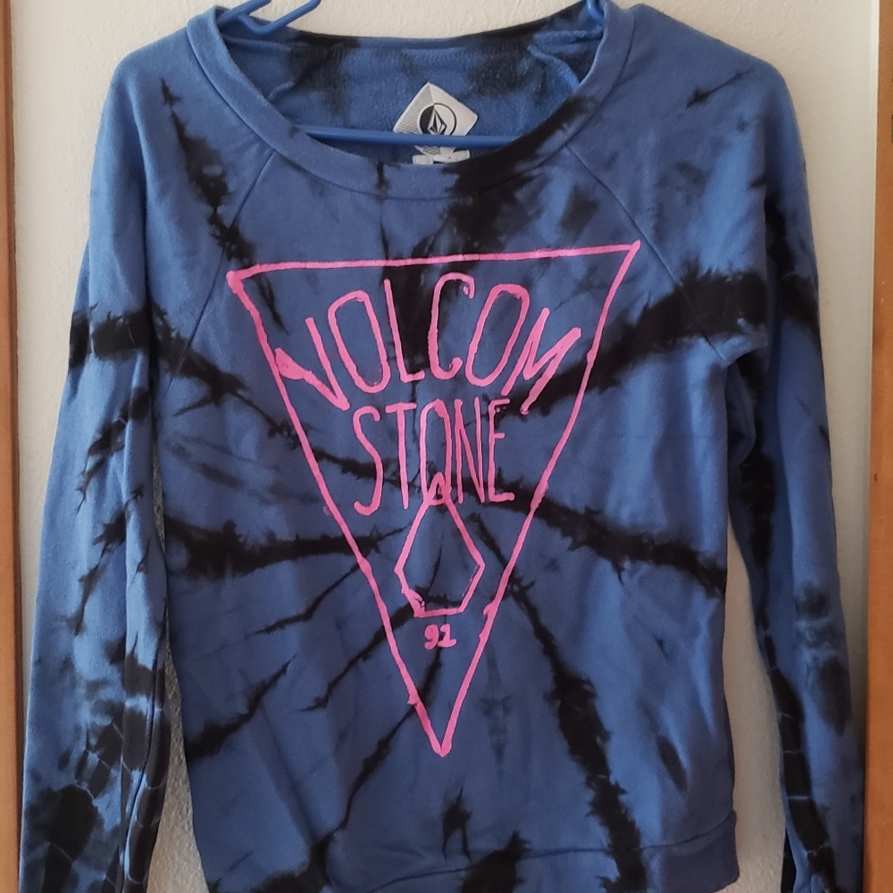 Volcom tie-dye sweatshirt
